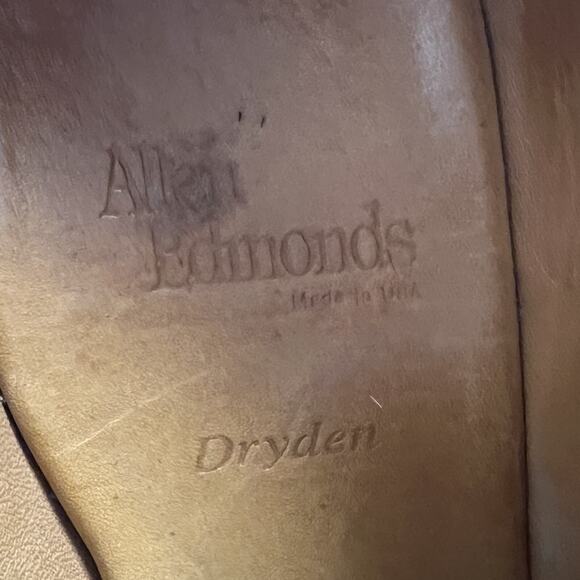Allen Edmonds Dress Shoes Mens 9.5D Dryden Brown Leather Cap Toe Brogue Oxfords main image 6